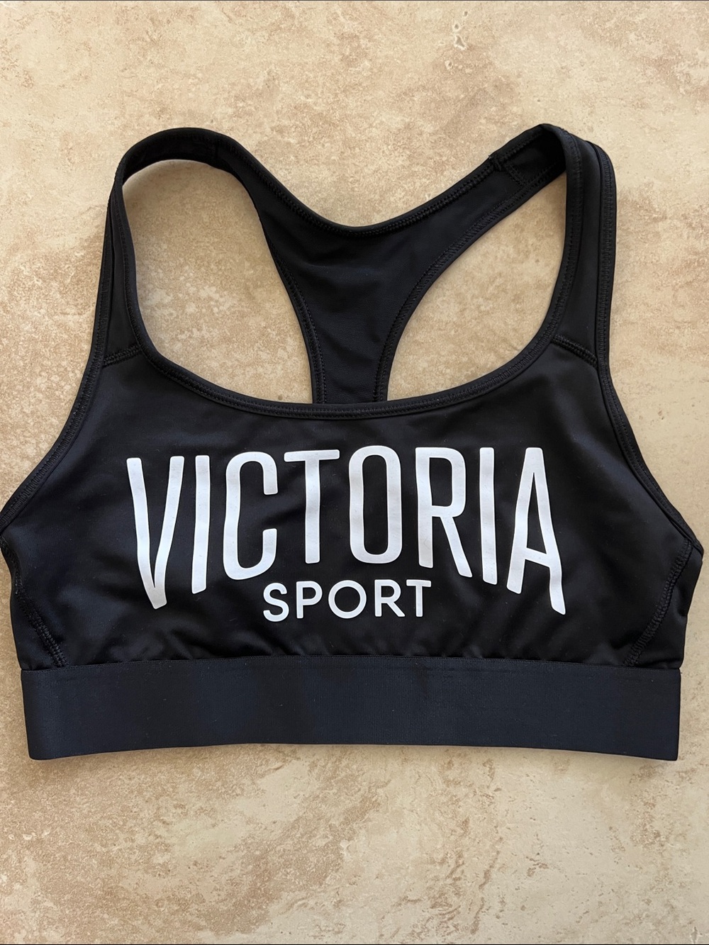 Black Racerback Sports Bra